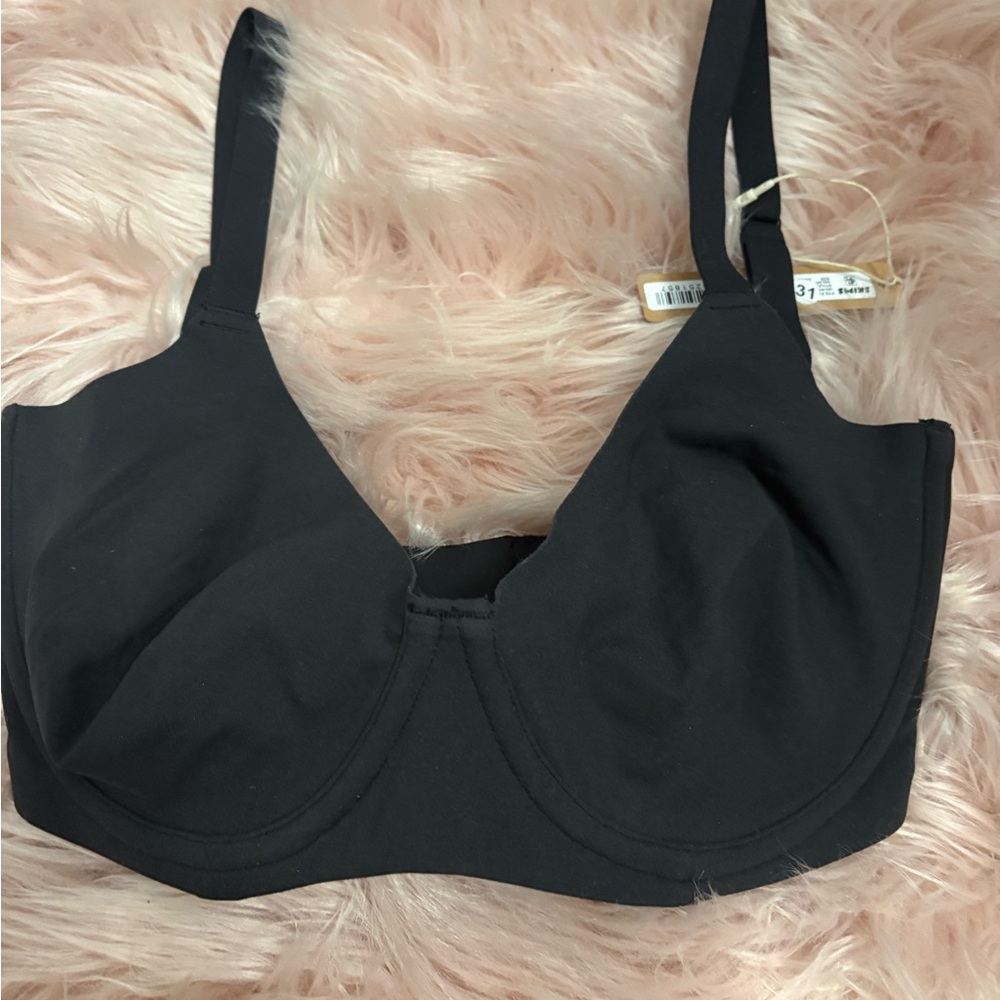 Skims Elegant Black 32DDD Women's Bra